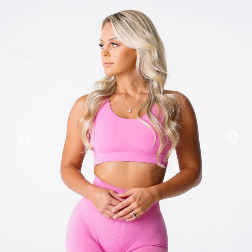 NVGTN bubble gum pink bra - S